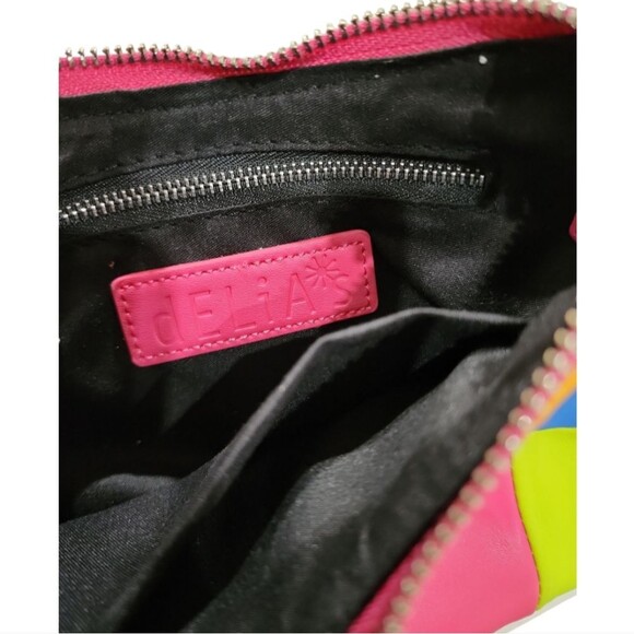 Delia’s patchwork shoulder bag 90s Y2k Nostalgia Colorful Indie - Picture 7 of 10